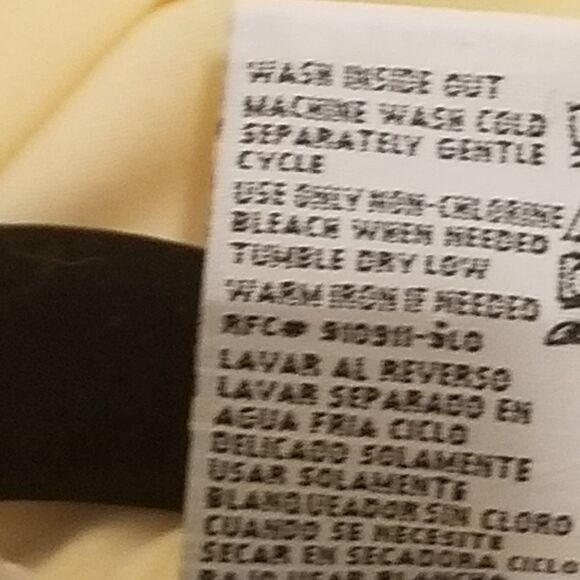 Vtg White Stag 22/24W Shirt Peach Cotton Embroidered Dragonfly Built In Tank Top - Picture 9 of 11